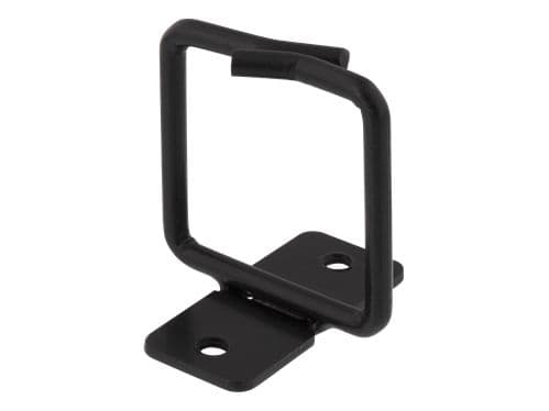 DELTACO 19-11 - Rackpanel för kabelhantering - svart - 2U - 19"
