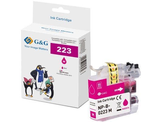 G&G 14522, Magenta, 9 ml, 1 styck, 0 sidor, 600 sidor, Enpack