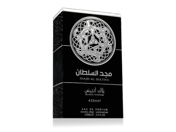 Asdaaf Majd Al Sultan Black Intense Eau De Parfum Unisex 100 Ml