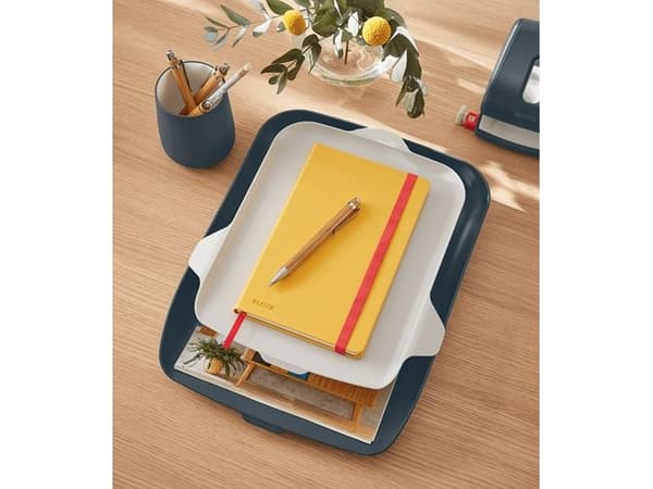 Brevbakke Leitz Cosy grå inkl. organizer - (4 sæt)