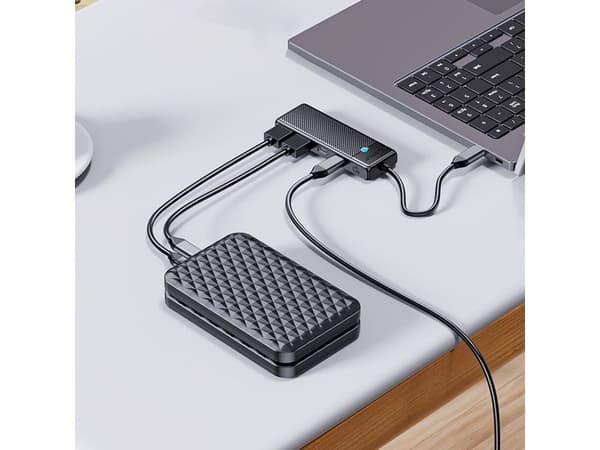 Orico PAPW2AC-C3 USB-hubb: 1x USB-C, 1x USB-C PD + 2x USB-A 3.2 Gen2
