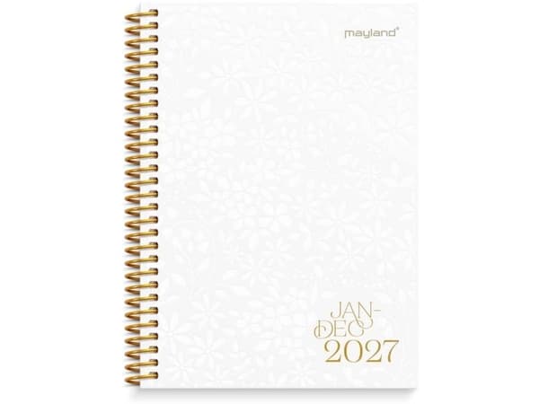 A6 veckokalender tvärformat kartong 2027