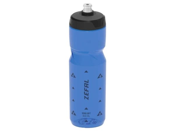 ZÉFAL vattenflaska Sense Soft 800 ml transparent blå
