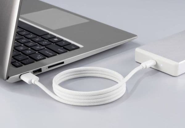 Renkforce RF-6437922, 1 m, USB C, USB A, USB 2.0, 0,48 Gbit/s, Vit
