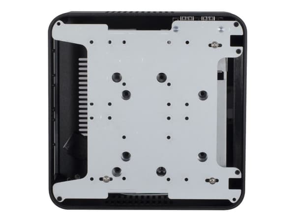Inter-Tech A80S - USFF - mini-ITX - strømadapter 60 watt - svart - USB