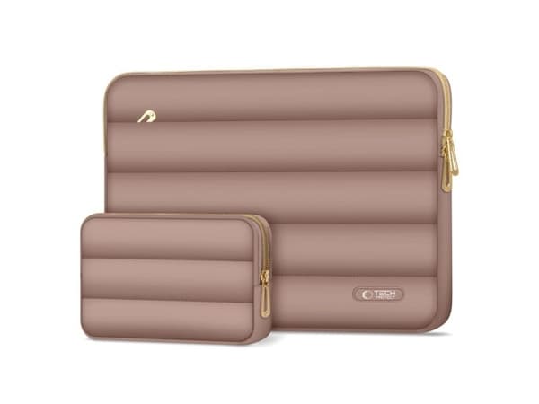 Tech-Protect Puffy laptopväska 15-16" - brun
