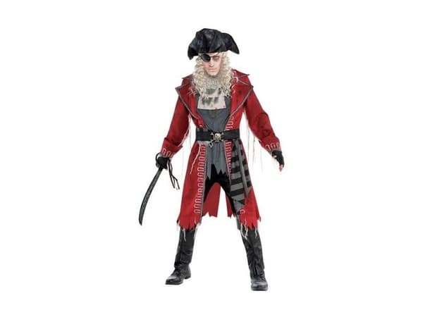 Zombie Pirate Captain kostume