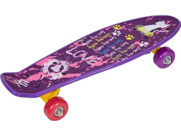 Skateboard Enero Mini Love Kitty i plast
