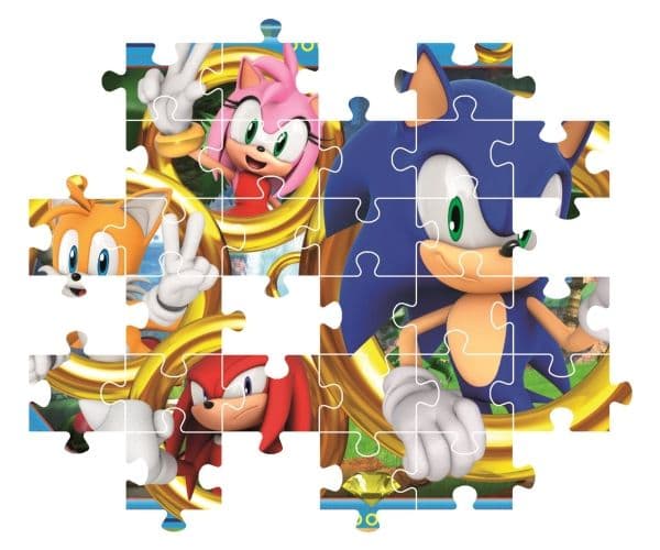 Clementoni puslespill Square Box - Sonic, 180 brikker