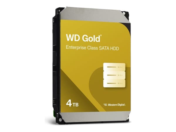 WD Gold WD4004FRYZ - Harddisk - 4 TB - intern - 3,5"
