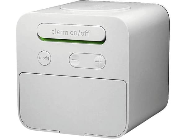 Braun BC25WP, Bord, Kvartsklokke, Andre, Sort, Hvit, LCD, Batteri