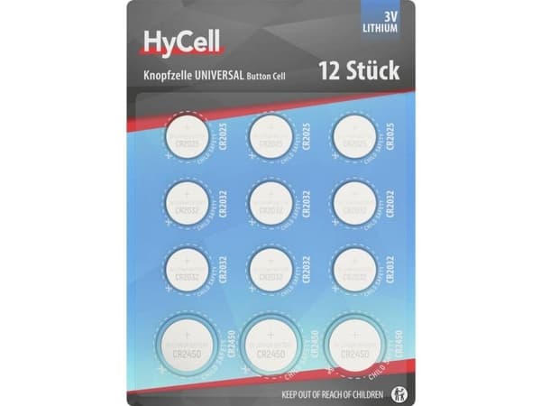 HyCell Nappikennosarja 1 kpl sis. laatikon