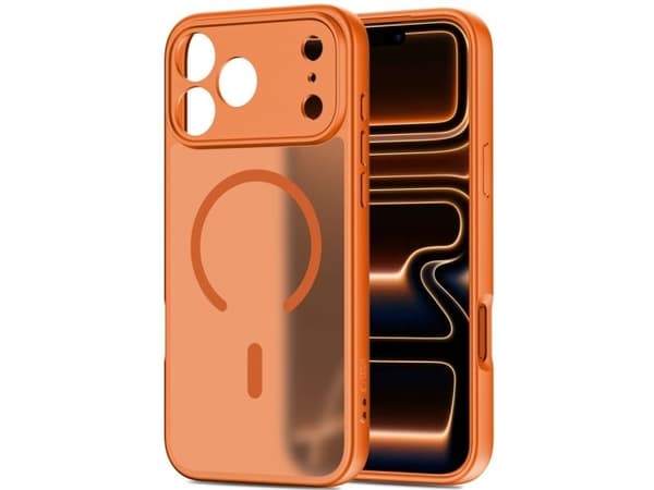 Tech-Protect BasicMag MagSafe-etuiet til iPhone 17 Pro Max - Orange