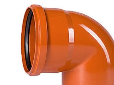 PVC-böj Ø200x88 g