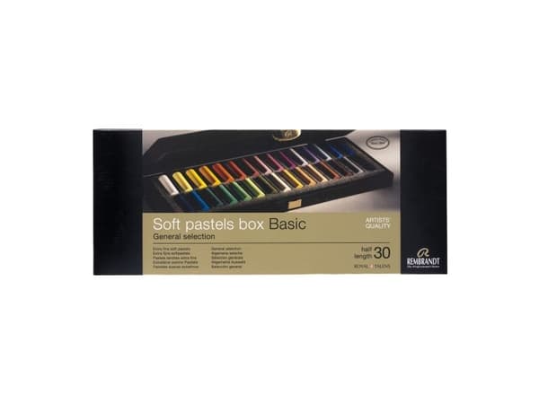 Rembrandt soft pastel tre-eske sett General Selection Basic | 30 halvpasteller
