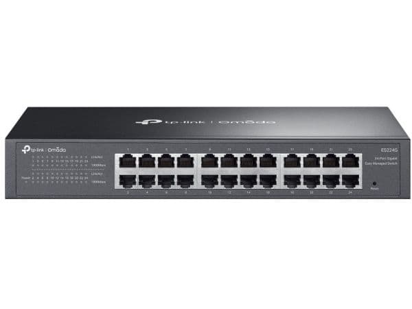 TP-Link Omada ES224G, hanterad, L2, Gigabit Ethernet (10/100/1000), Rackmontering