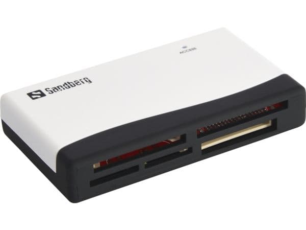 Sandberg Multi Card Reader - Kortläsare (MS, MMC, SD, xD, CF, TransFlash, microSD, SDHC, MS Micro) - USB 2.0