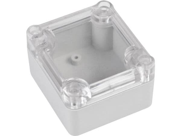 TRU COMPONENTS universalkabinett 63 x 57 x 37 ABS-PC grå 1 st
