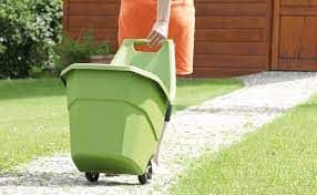Prosperplast Puutarhakärry pyörillä LOAD&amp;GO 55 l musta