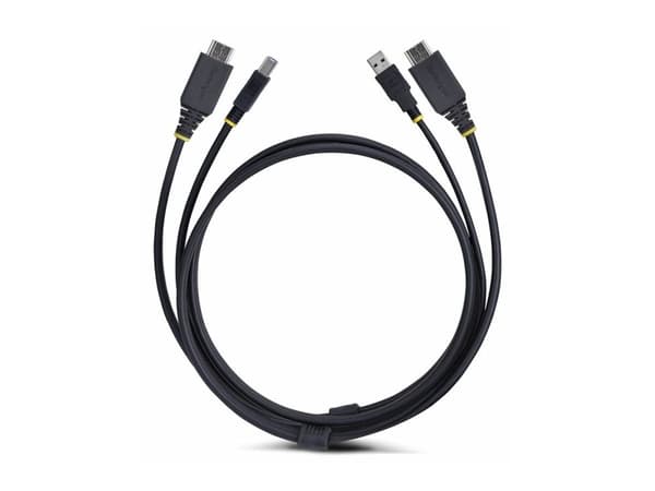 StarTech.com HU1226-KVM-CABLE, 1,8 m, USB, USB, HDMI, musta, HDMI + USB 3.2 Gen 1 Type-A