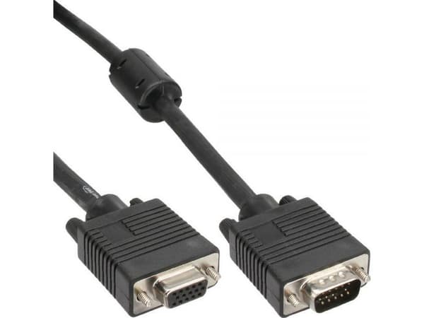 InLine 17745B, 5 m, VGA (D-Sub), VGA (D-Sub), musta, uros/naaras)