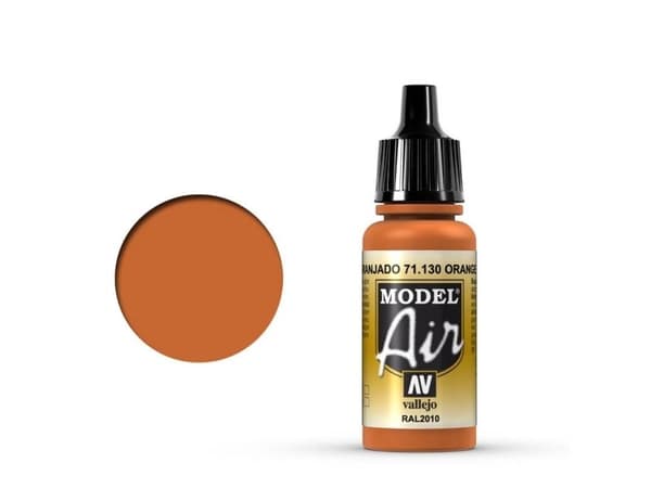 Vallejo 71.130, 17 ml, Orange, Matt, Flaska