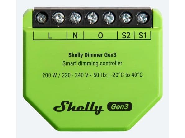 Shelly Dimmer Gen3 – Smart dimmerkontroller