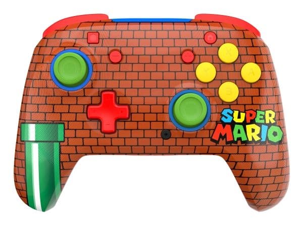 Turtle Beach Rematch - Håndkonsoll - trådløs - Mario murstein - for Nintendo Switch, Nintendo Switch 2, Nintendo Switch Lite, Nintendo Switch OLED