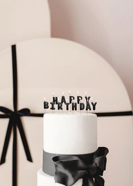 PartyDeco SCS-13-010, Musta, 13 kpl