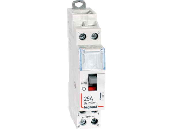 Modulkontaktor 25A 2 slutte 24V AC 1M