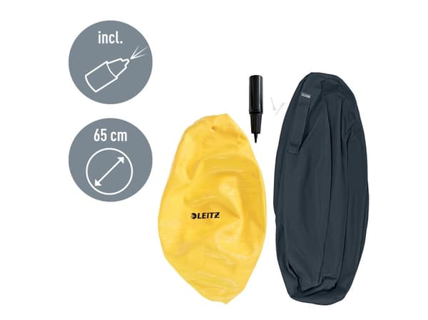 Balansboll Leitz Ergo Cosy Active, grå, Ø65 cm