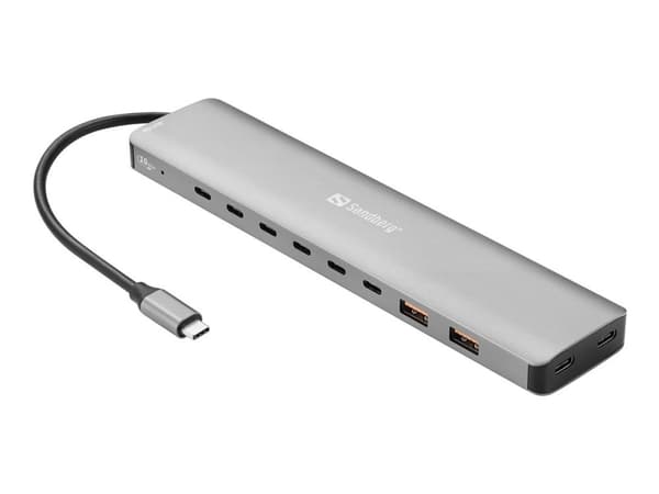 SANDBERG USB-C - 8 x USB-C + 2xUSB-A 100W