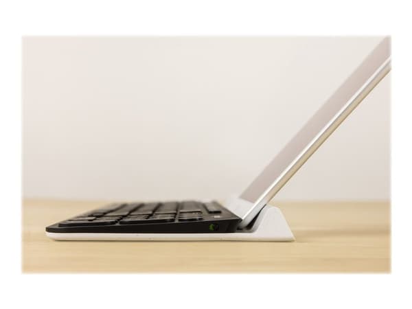 Logitech K780 Multi-Device - Tastatur - Bluetooth - Pan nordisk - Sort/hvid