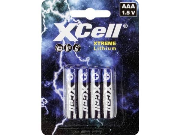 XCell Extreme Lithium-batteri FR03 Micro AAA 4 stk