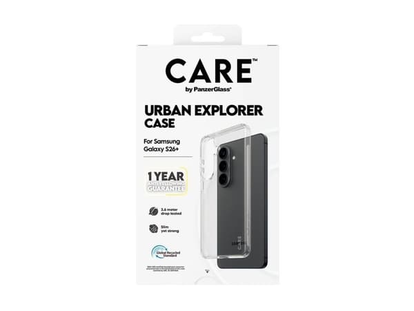 CARE by PanzerGlass Urban Explorer Case Transparent Samsung Galaxy S26+