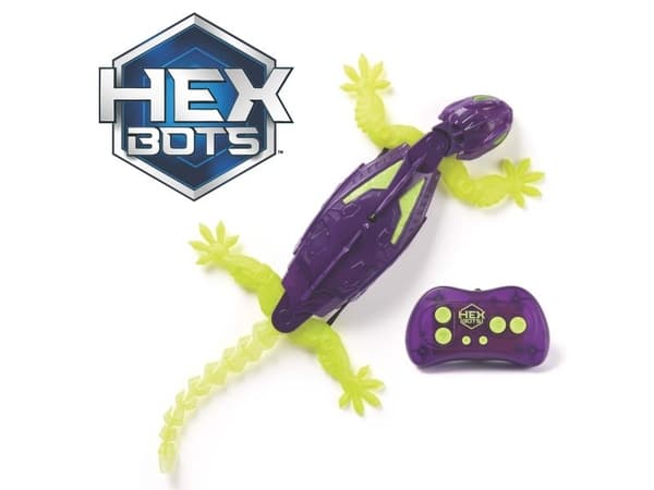Hex Bots Wall Crawler Gecko Glow in The Dark