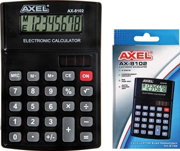 AXEL AX-8102 lommeregner 347721