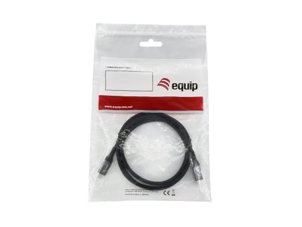 Equip 128380, 0,5 m, USB C, USB C, USB4 Gen 3x2, 40 Gbit/sek, Sort