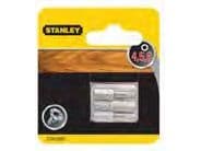 Stanley STA61083-XJ, 3 styck, Hexagonal, 4/5/6, 25 mm, Hexagonal