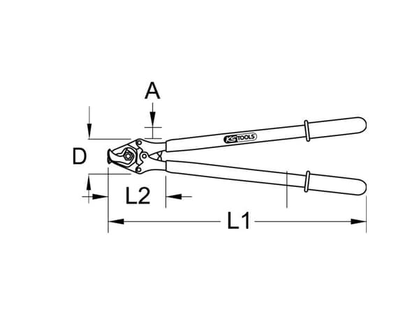 KS Tools 117.1260 Kaapelisakset