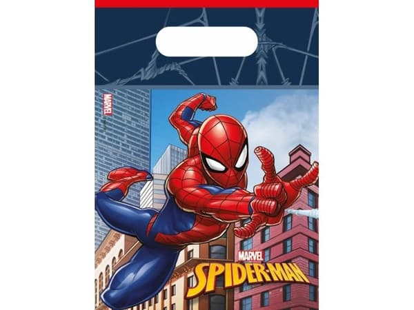 Spiderman partydekor, 6 stk