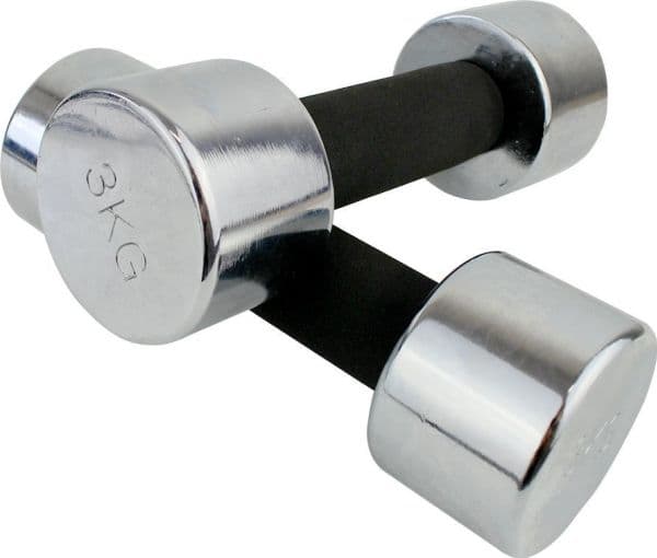 Master Dumbbell Forkrommet MASTER 3kg x2