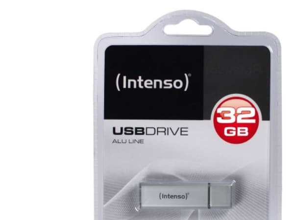 Intenso Alu Line - USB-flashstasjon - 32 GB - USB 2.0 - sølv