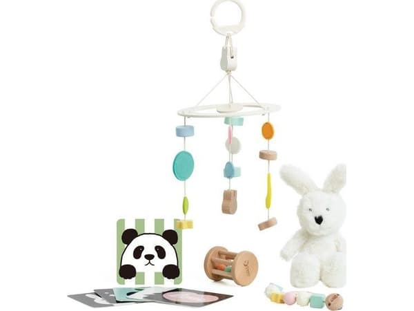 Classic World babyleksaksset 0–6 mån. pastellfärger