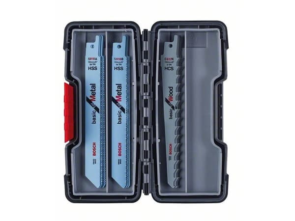 Bosch BAJONETSAVKL 15 st TRÄ/MET BASIC T/BOX