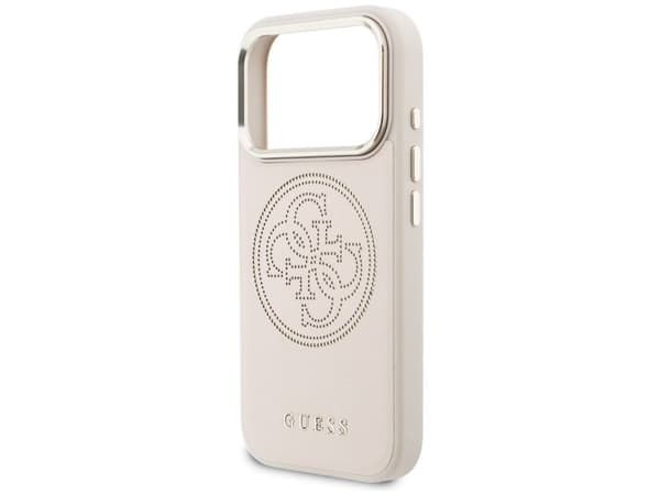 Guess perforert 4G MagSafe-etui for iPhone 17 Pro - rosa