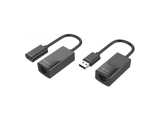 TECHly USB extender on Cat.5E/6 60m cable - USB-förlängningskabel - upp till 60 m