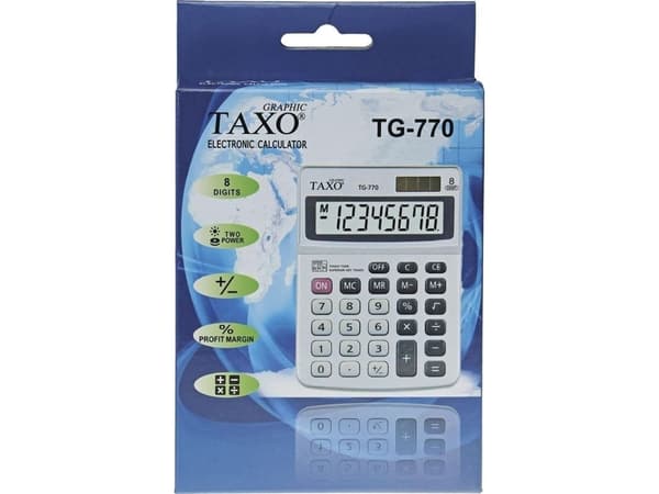 TG-770 silver skrivbordskalkylator