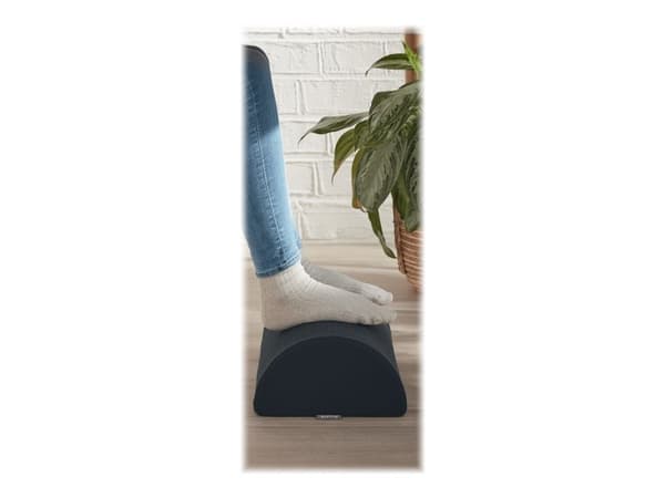 Leitz Ergo Cosy - Jalkatuki - samettiharmaa