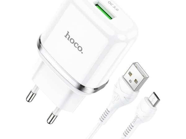 Hoco N3 laddare 1x USB-A 3 A